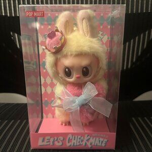 Authentic Pop MART Labubu Let's Checkmate Sealed Vinyl Figure US